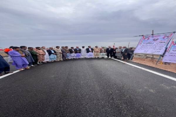 بهره‌برداری از پروژه احداث و بازسازی پل گنبد در محور ایرانشهر–دلگان–ذهکلوت