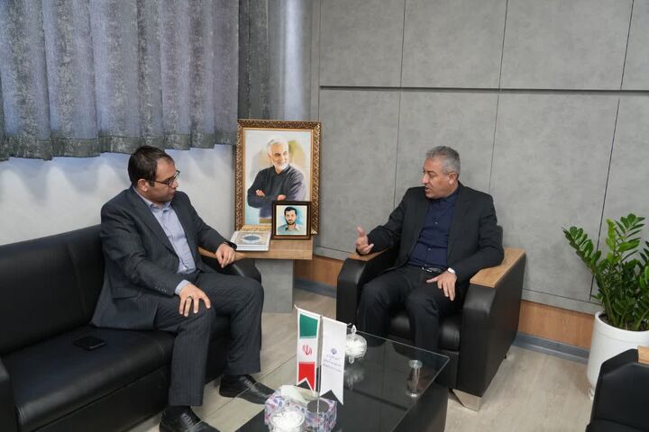 دیدار مدیرکل حوزه ریاست شورای اطلاع رسانی دولت با پیمان آرامون