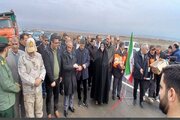 گزارش تصویری //به مناسبت دهه فجر ۳ پروژه عمرانی راهداری در پلدشت
