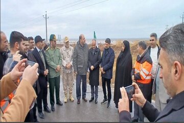 گزارش تصویری //به مناسبت دهه فجر ۳ پروژه عمرانی راهداری در پلدشت