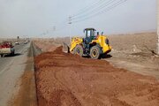 ببینید|اجرای عملیات شانه سازی محور ماهدشت اشتهارد حوزه راهداری شهرستان اشتهارد
