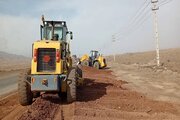 ببینید|اجرای عملیات شانه سازی محور ماهدشت اشتهارد حوزه راهداری شهرستان اشتهارد