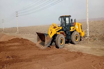 ببینید|اجرای عملیات شانه سازی محور ماهدشت اشتهارد حوزه راهداری شهرستان اشتهارد