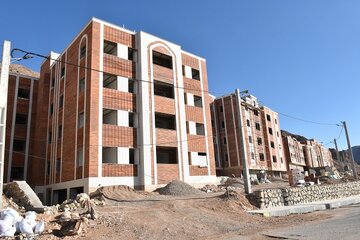 پیشرفت فیزیکی پروژه 138 واحدی مهدیشهر استان سمنان