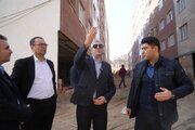 بازدید مدیرکل راه و شهرسازی آذربایجان‌غربی از طرح‌های نهضت ملی مسکن در شهرستان ارومیه