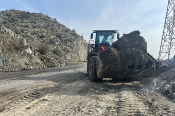 اجرای ریزش‌برداری گردنه مهتابی رودان در استان هرمزگان