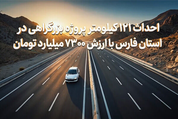 ویدیو|موشن گرافی افتتاح پروژه های راهسازی استان فارس