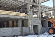 ببینید | اجرای عملیات ساخت پروژه های نهضت ملی مسکن شهر کرمانشاه در روزهای برفی