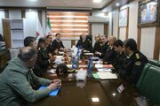 نشست مدیرکل راهداری و حمل‌ونقل جاده‌ای سیستان و بلوچستان با فرماندهان انتظامی استان با محوریت طرح نوروزی