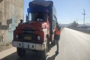 گزارش تصویری //کنترل دروازه ای و نظارت بر ناوگان حمل و نقل باری توسط اداره راهداری و حمل و نقل جاده ای شهرستان نقده