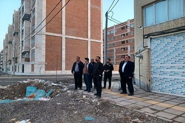 بازدید نمایندگان کمیته امداد خراسان رضوی از پروژه‌های تحویلی و در حال ساخت سایت فدک نهضت ملی مسکن نیشابور