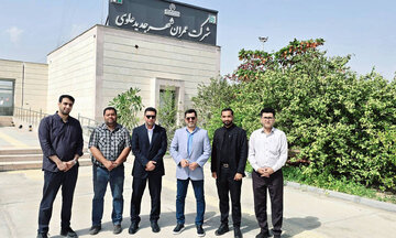 بازدید مسئول ورزشی شرکت عمران شهرهای جدید از شهر جدید علوی