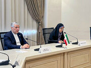 ببینید|دیدار فرزانه صادق وزیر راه و شهرسازی با پرویز شهبازف وزیر انرژی کشور آذربایجان