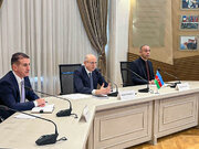 ببینید|دیدار فرزانه صادق وزیر راه و شهرسازی با پرویز شهبازف وزیر انرژی کشور آذربایجان