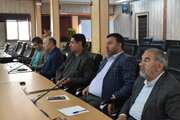 جلسه بررسی پروژه های راه و شهرسازی شهرستان مهدیشهر