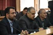 جلسه بررسی پروژه های راه و شهرسازی شهرستان مهدیشهر