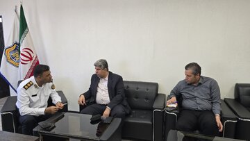 دیدار مدیرکل راهداری با فرمانده پلیس‌راه