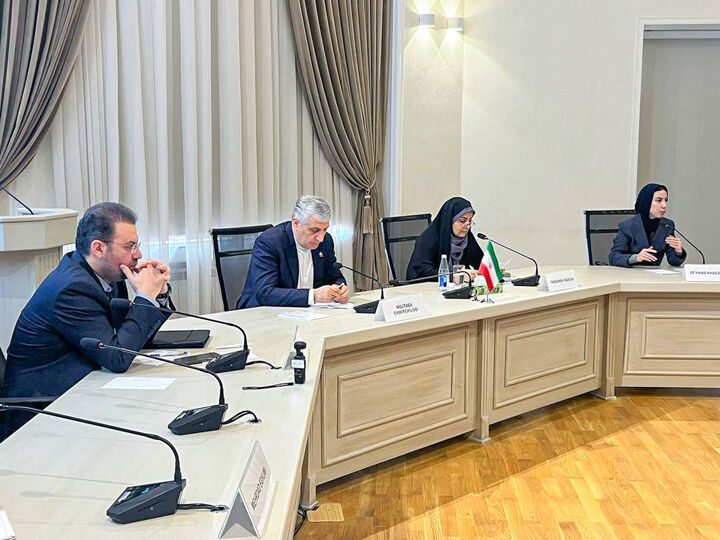 ببینید|دیدار وزیر راه و شهرسازی با پرویز شهبازف وزیر انرژی کشور آذربایجان