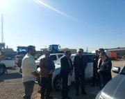 ببینید| بازدید مدیر کل راه و شهرسازی سیستان و بلوچستان عملیات آماده‌سازی سایت نهضت ملی مسکن میرجاوه