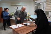 گزارش تصویری //به مناسبت روز مهندس انجام شد؛تجلیل مدیرکل راهداری و حمل‌ونقل جاده‌ای آذربایجان غربی از همکاران مهندس اداره‌کل