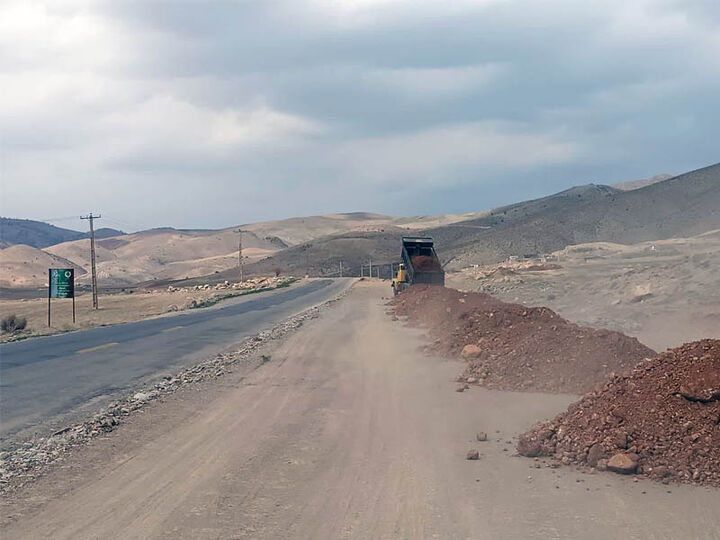 بررسی میدانی پروژه محور خرم‌آباد به سپیددشت