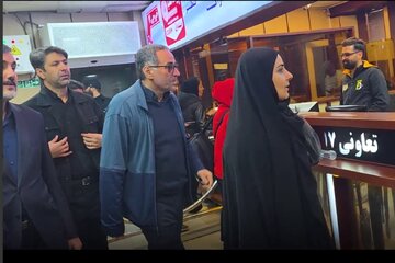 جنگ رمضان بازدید وزیر از ترمینال جنوب