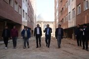 بازدید مدیرکل راه و شهرسازی آذربایجان‌غربی به همراه نماینده مردم ارومیه در مجلس شورای اسلامی از طرح‌های نهضت ملی مسکن ارومیه