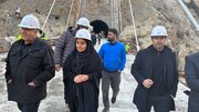 بازدید وزیر راه و شهرسازی از طرح بهسازی جاده هراز (قطعه آبعلی تا امامزاده هاشم(ع))