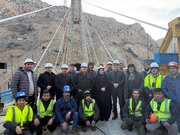 بازدید وزیر راه و شهرسازی از طرح بهسازی جاده هراز (قطعه آبعلی تا امامزاده هاشم(ع))