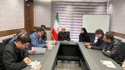یازدهمین جلسه ستاد مدیریت بحران وزارت راه و شهرسازی با حضور محمدرضا عارف معاون اول رییس جمهور
