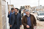 نظارت مدیرکل راه و شهرسازی استان سمنان بر روند ساخت پروژه های نهضت ملی مسکن