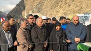 افتتاح و بازدید وزیر راه و شهرسازی از ادامه طرح بهسازی جاده هراز (قطعه آبعلی تا امامزاده هاشم(ع))