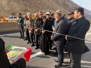 افتتاح و بازدید وزیر راه و شهرسازی از ادامه طرح بهسازی جاده هراز (قطعه آبعلی تا امامزاده هاشم(ع))