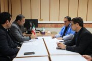 ببینید| دیدار مدیرعامل شرکت آزمایشگاه فنی و مکانیک خاک با استاندار ایلام