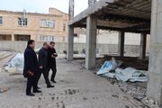 سفر دکتر گلپایگانی به تبریز - بازدید از پروژه احداث کتابخانه محله ملازینال