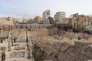 سفر دکتر گلپایگانی به تبریز - بازدید از پروژه بلوک D پیرامون مسجد کبود