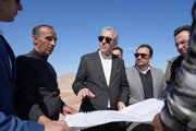 بازدید مدیرکل و رئیس شورای هماهنگی راه و شهرسازی آذربایجان‌غربی از طرح آماده‌سازی اراضی سایت ۷۴ هکتاری محدوده مشک آباد گلمان ارومیه