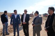 بازدید مدیرکل و رئیس شورای هماهنگی راه و شهرسازی آذربایجان‌غربی از طرح آماده‌سازی اراضی سایت ۷۴ هکتاری محدوده مشک آباد گلمان ارومیه