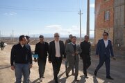 بازدید مدیرکل و رئیس شورای هماهنگی راه و شهرسازی آذربایجان‌غربی از طرح آماده‌سازی اراضی سایت ۴۵ هکتاری شیرین اولر گلمان ارومیه