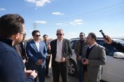 بازدید مدیرکل و رئیس شورای هماهنگی راه و شهرسازی آذربایجان‌غربی از طرح آماده‌سازی اراضی سایت ۴۵ هکتاری شیرین اولر گلمان ارومیه