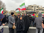 فرزانه صادق راهپیمایی روز قدس