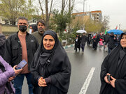 فرزانه صادق راهپیمایی روز قدس