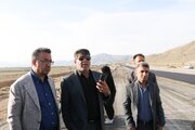 بازید مدیر کل راه و شهرسازی فارس از روند پیشرفت پروژه های راهسازی استان
