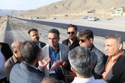 بازید مدیر کل راه و شهرسازی فارس از روند پیشرفت پروژه های راهسازی استان