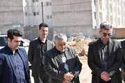 آیین کلنگ زنی ساخت مدرسه  کلاسه در سایت نور نهضت ملی مسکن سمنان