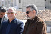آیین کلنگ زنی ساخت مدرسه  کلاسه در سایت نور نهضت ملی مسکن سمنان