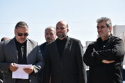 آیین کلنگ زنی ساخت مدرسه  کلاسه در سایت نور نهضت ملی مسکن سمنان