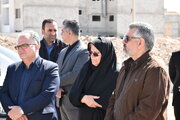 آیین کلنگ زنی ساخت مدرسه  کلاسه در سایت نور نهضت ملی مسکن سمنان