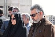 آیین کلنگ زنی ساخت مدرسه  کلاسه در سایت نور نهضت ملی مسکن سمنان