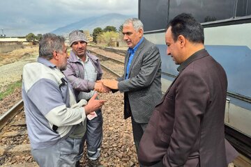 بازدید مدیرکل راه آهن تهران